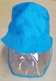 Kids Bucket Hat with Detachable shield - Regular size (3 to 8 year olds)