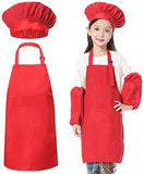 Acomed Kids Apron and Chef Hat Set - 4 Pieces