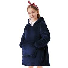 Sherpa Oversize Wearable Blanket Jacket - Kids