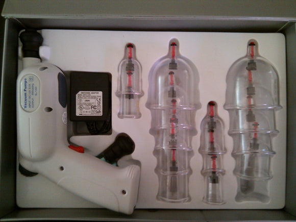 Electric gun vacuum cupping set